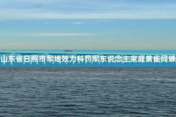 山东省日照市军地效力科罚军东说念主家庭黄雀伺蝉
